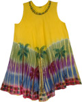 Yellow Palm Beach Coverup