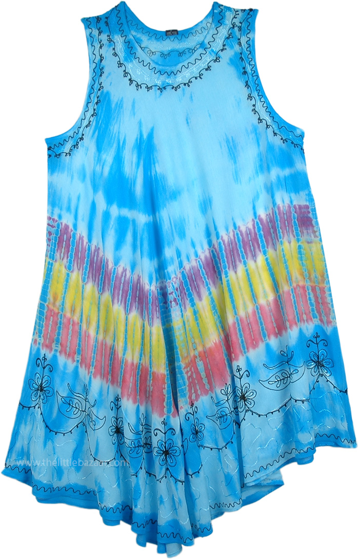 Beach Lovers Tie Dye Sundress