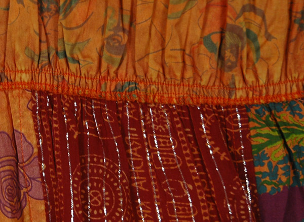 Sunrise Bohemian Patchwork Bralette Dress