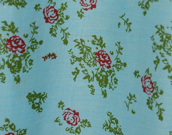 Rose Blue Cotton Everyday Summer Dress