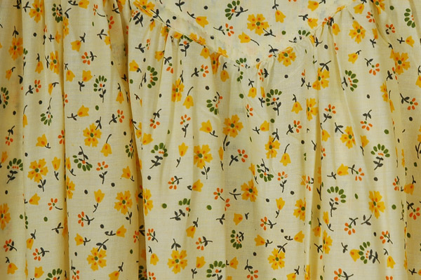 Sunny Botanical Sleeveless Cotton Night Dress