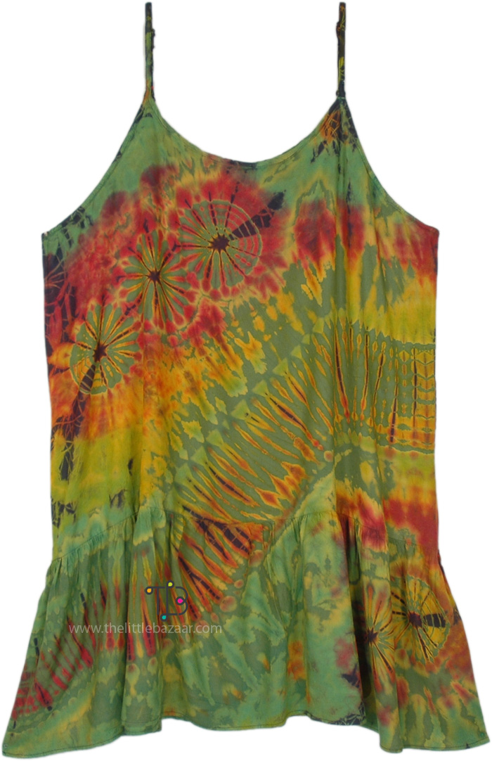 Sunny Mandala Festival Tie-Dye Sundress