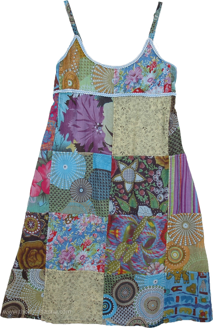 patchwork dress