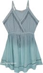 Tender Green Knee Length Daywear Sundress
