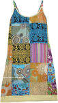 Ethnic Patchwork Boho Hippie Dress