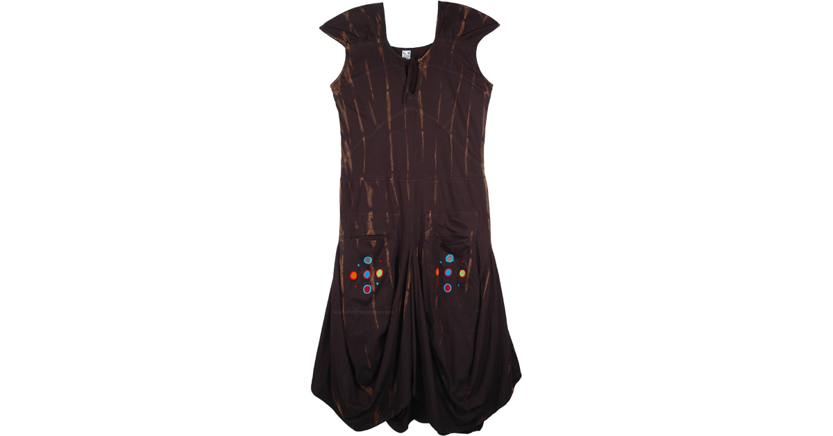 blue dress for baby girl Vintage 90s Grunge Abstract black Hippie Sundress sleeveless main image 1