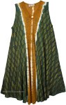 Groovy Fall Long Dress in Harvest Gold [4751]