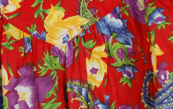 Rasputin Floral Colorful Cotton Dress