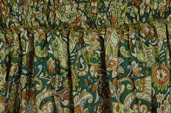 Forest Fantasy Paisley Tiered Mini Dress