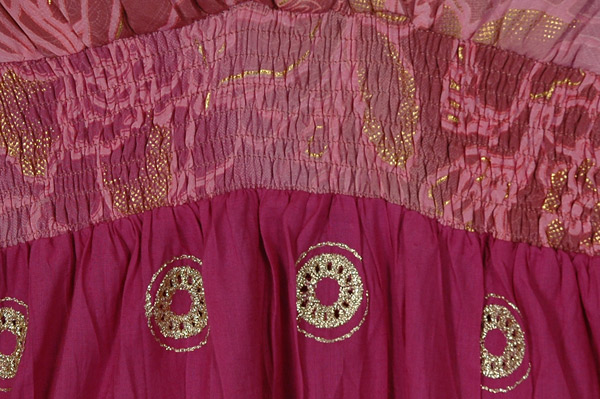 Berry Metallic Tiered Sleeveless Mini Dress