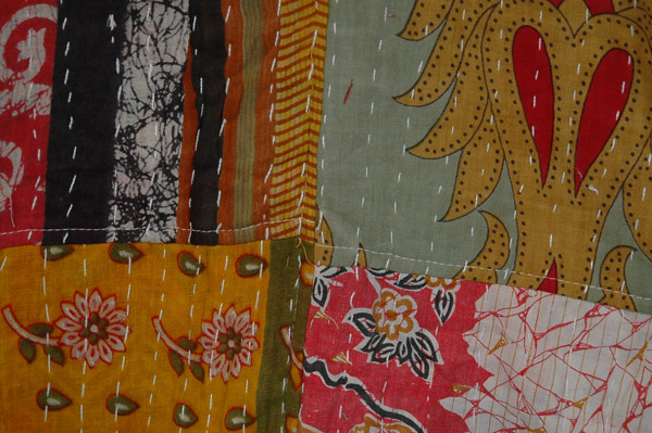 Sunshine Patchwork Kantha Quilted Jumpsuit