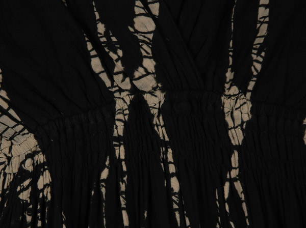 Onyx Drift Cotton Tie Dye Mini Sundress