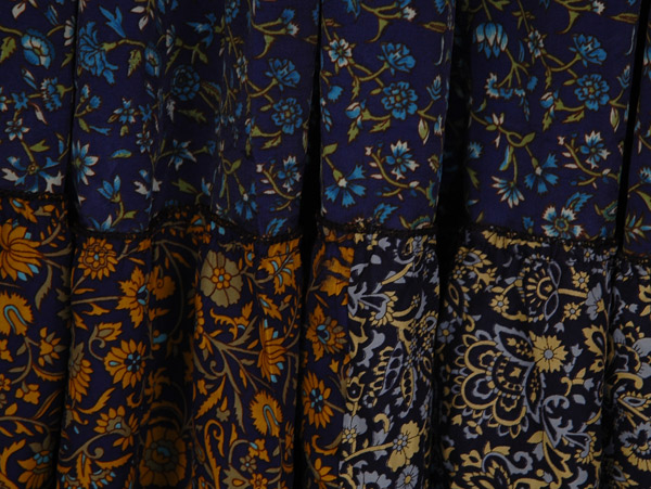 Sapphire Bazaar Patchwork Tiered Maxi Dress