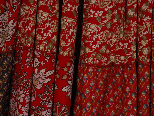 Crimson Caravan Eco-Friendly Tiered Maxi Dress