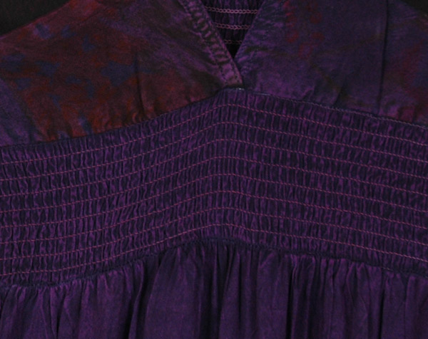 Violet Wanderer Patchwork Boho Midi Sundress