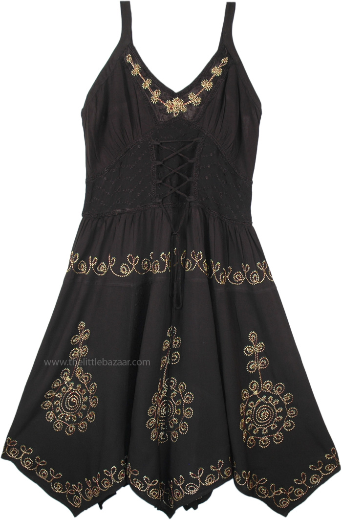 Western embroidered hotsell dress