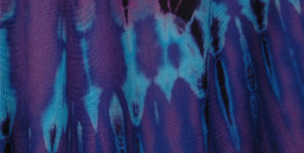 Free Size Wavy Purple Tones Sleeveless Umbrella Dress