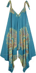 Charlotte Blue Wide Leg Tie Dye Gypsy Jumpsuit