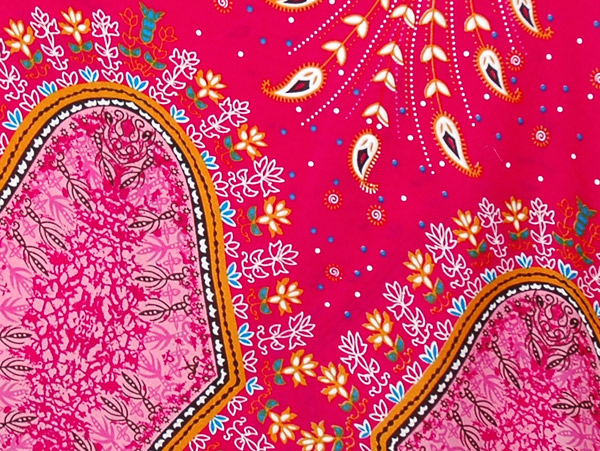 Orchid Blush Feather Printed Harem Jumpsuit