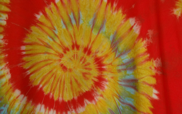 Summer Rage Hippie Tie Dye Spiral Dress