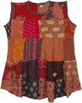 indian Summer Contemporary Patchwork Dress Top