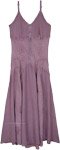 Western Rodeo Summer Long Dress in Lilac [8497]