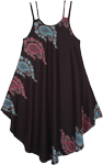 Paisley Bohemian Nights Dual String Black Dress