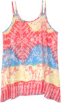 Summer Vacation Tie Dye Short Sundress for Women [8549]