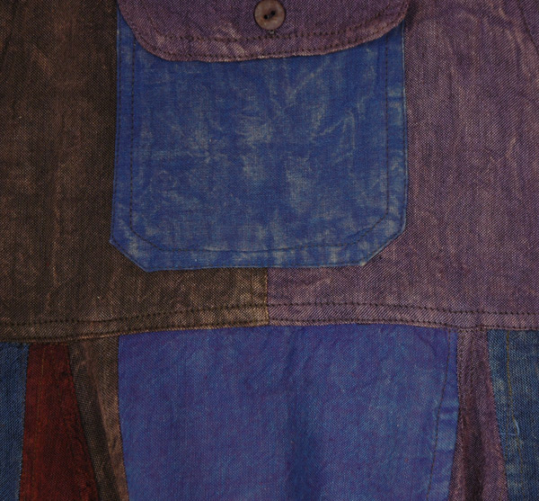 Alladin Style Patchwork Jumpsuit with Adjustable Length