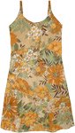 Urban Cotton Patchwork Sleeveless Midi Dress with All Along Side Ties