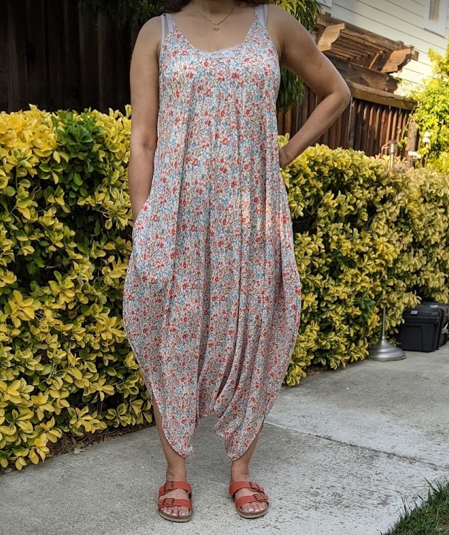 Summer Floral Mania Flowy Jumper Dress