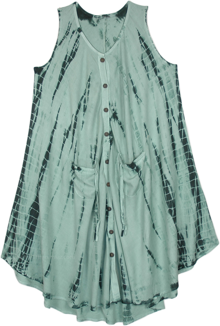 Mint Chocolate Chip Beach Breeze Cover Up Dress