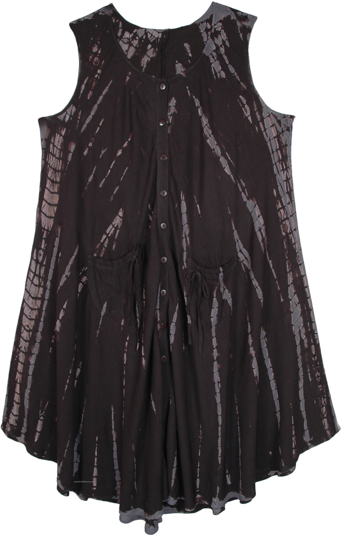 Beach Breeze Black Cover Up Dress