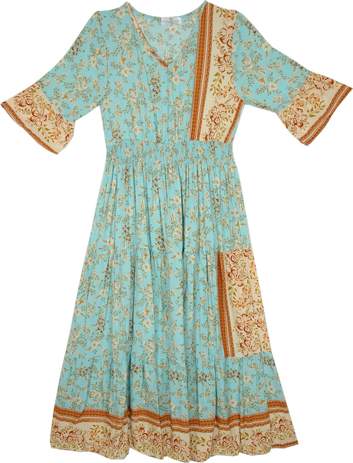 Cotton rayon summer dresses sale