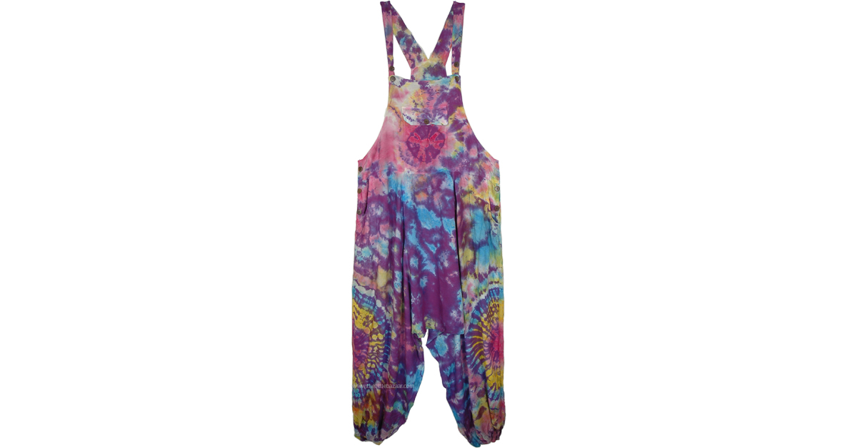 fantasy-color-splash-tie-dye-hippie-overalls-dresses-pink-tie-dye