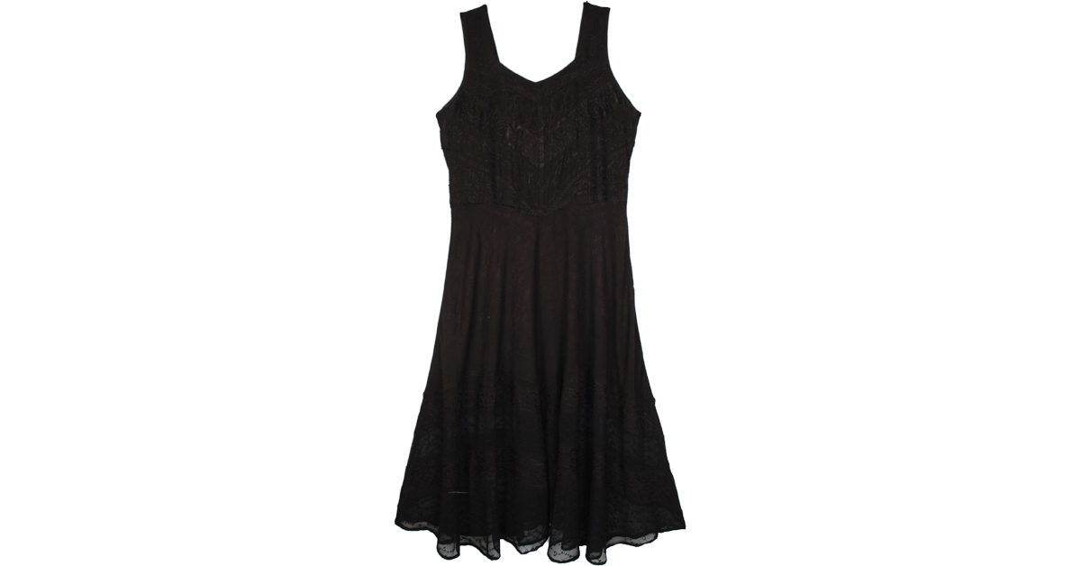 Renaissance Beauty Black Tank Dress in Large Plus | Dresses | Black ...