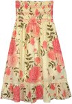 Summer Pink Dress Skirt Combo [9346]