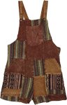 The Earth Dance Patchwork Romper with Pockets