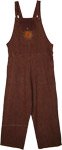 Bohemian Brown Overalls in Cotton [9599]