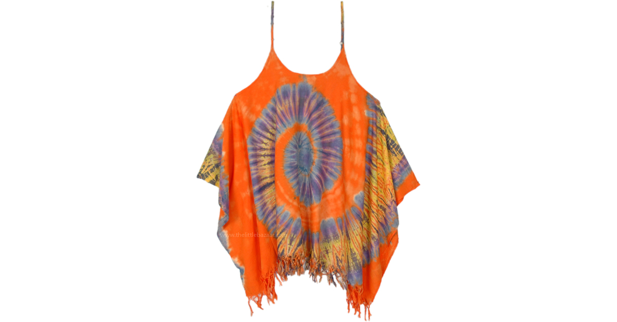 blue and orange tie dye dress LD-Z {Always Carefree} Blue/Orange Tie Dye Off Shoulder Maxi Dress Extended Plus Curvy Brand 3X