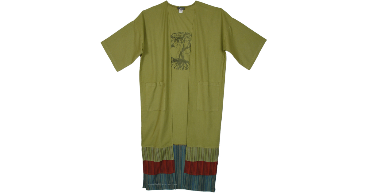 KIMONO COAT TREE OF LIFE