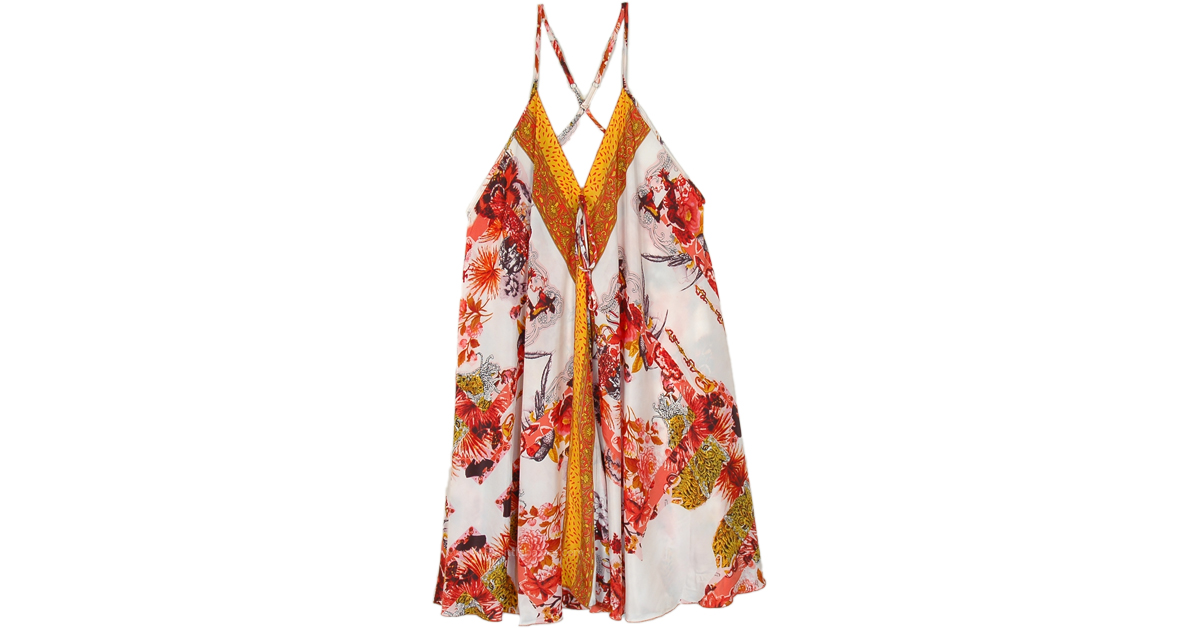 chinese dress ladies Saree Inspired Maxi Tiered Dress main image 0