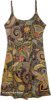 Sunset Paisley Knee-Length Cotton Summer Dress