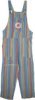 Funky Artsy Hippie Peace Wide Leg Overalls