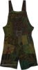 Earthy Spirals Patchwork Boho Festival Romper