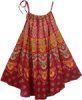 Tamarillo Print Cotton Cover Dress