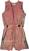 Pink Tie-Dye Rayon Summer Romper