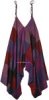 Handmade Purple Stew Free Bottom Patchwork Jumpsuit