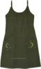 Green Moon Selenophile Cotton Dress