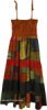 Copper Versatile Boho Cotton Patchwork Dress Skirt